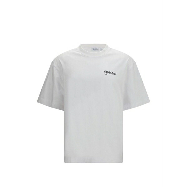 象牙色 メンズ プルオーバー トップス Logo-print t-shirt White