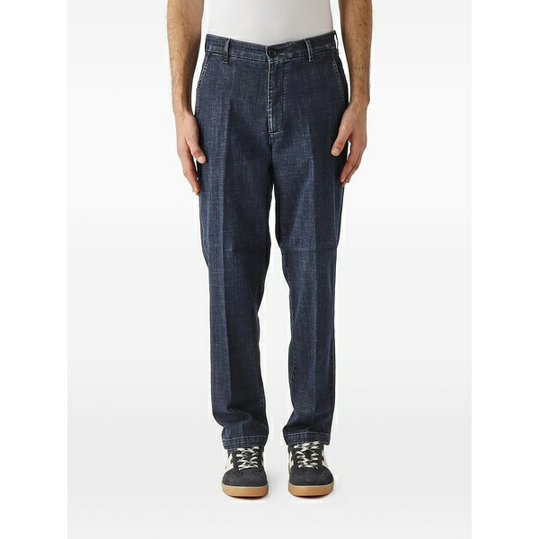 フェイ メンズ ジーンズズボン下 ボトムス Pressed-crease jeans Blue