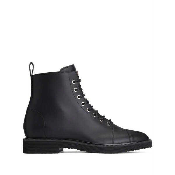 ジュゼッペザノッティ メンズ ブーツ シューズ Chris low lace-up fastening leather boots Black