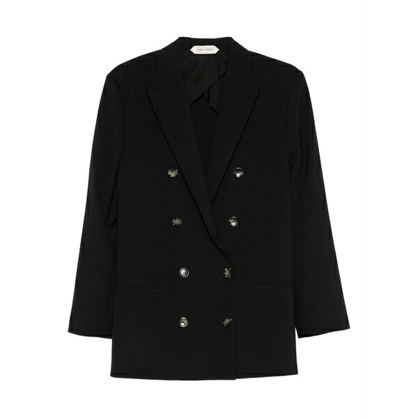 アルベルタ フェレッティ レディース ジャケット&ブルゾン アウター Double-breasted blazer Black|asty