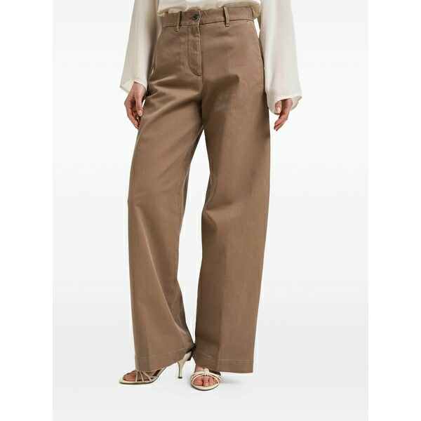 ナイン イン ザ モーニング レディース カジュアルパンツ ボトムス Wide-leg trousers Neutrals|asty