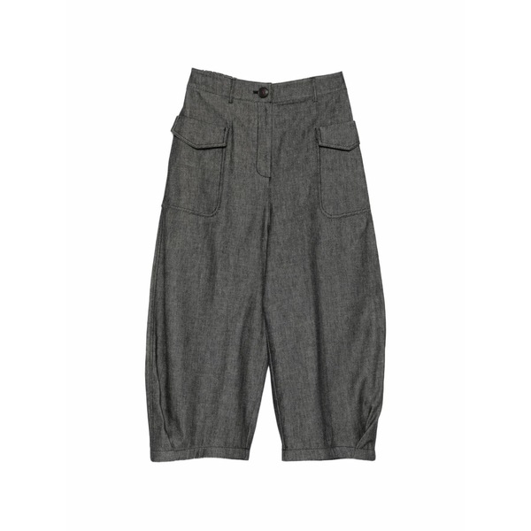 ソーオ レディース カジュアルパンツ ボトムス Belt-loops trousers Grey｜asty