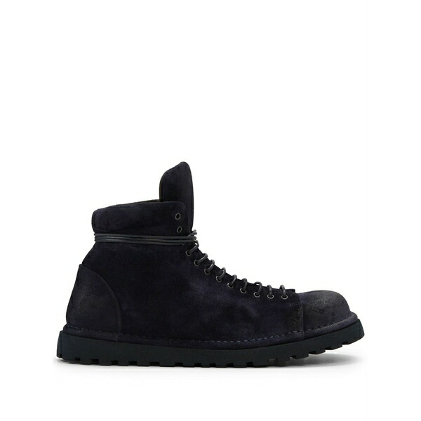 マーシャル メンズ ブーツ シューズ Pallottola suede boots Blue｜asty