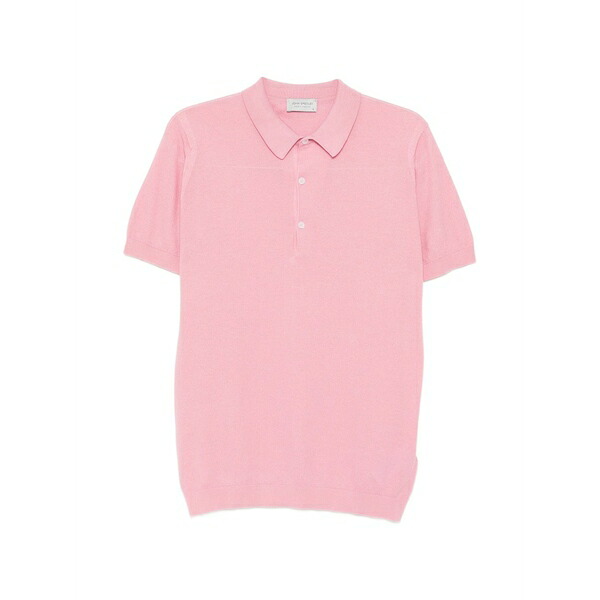 ジョンスメドレー メンズ スポーツシャツ トップス Roth polo shirt Pink