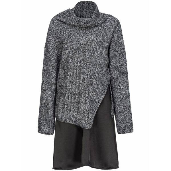ピンコ レディース 衣装 トップス Layered knitted dress Grey