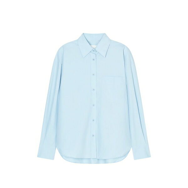 クローズド レディース シャツ トップス Embroidered oversized shirt Blue