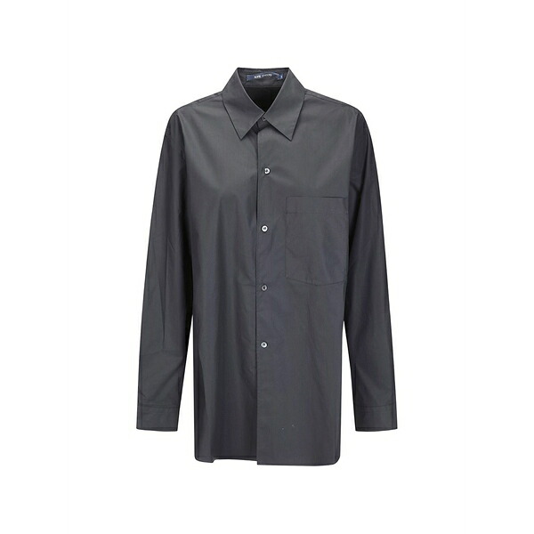 ソフィードール レディース プルオーバー トップス Chest-pocket long-sleeved shirt Black