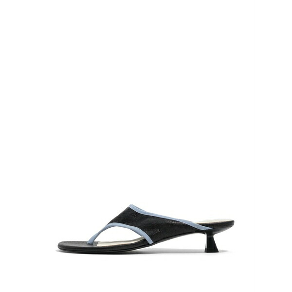 ビンバ イ ローラ レディース サンダル シューズ Toe post heeled sandals Black