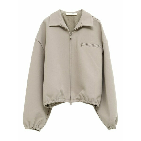 エフオージーエッセンシャルズ メンズ 上衣＆上衣 アウター Zip-up collared jacket Grey