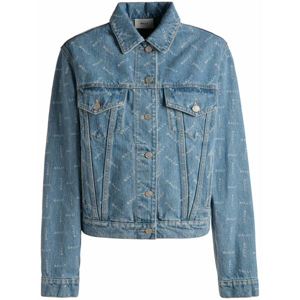 バリー レディース 上衣＆上衣 アウター Logo-print denim jacket Blue