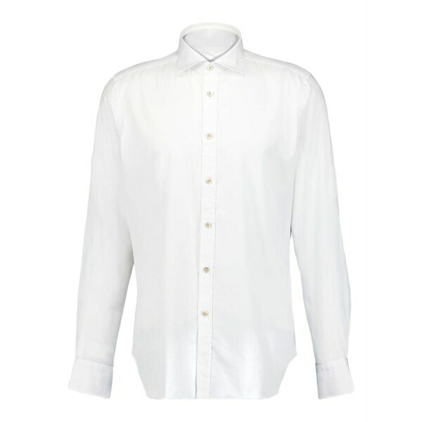 ボリオリ メンズ プルオーバー トップス Long-sleeve button-fastening shirt -
