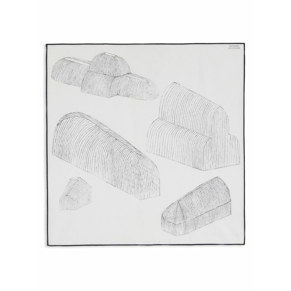ルメール メンズ えり巻き・袈裟・えり巻き 付属物 Green houses bandana White