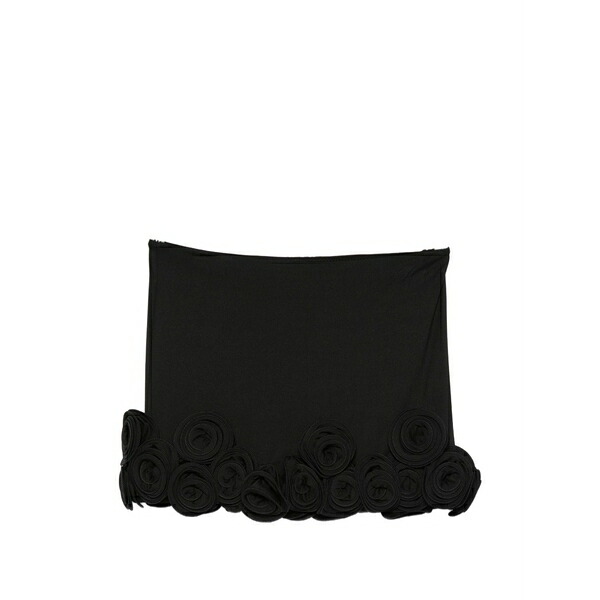 ラルーベッシュ レディース スコート ボトムス Floral-appliqu?? skirt Black