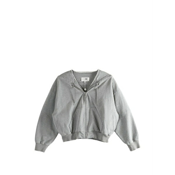 マルタンマルジェラ レディース パーカー・スウェットシャツ アウター Zip hoodie Grey