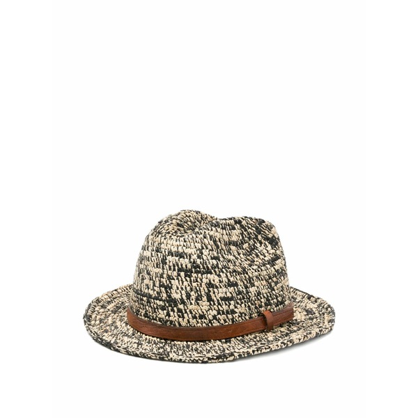 アイビリーブ レディース かぶり笠 付属品 Two-tone raffia hat Neutrals
