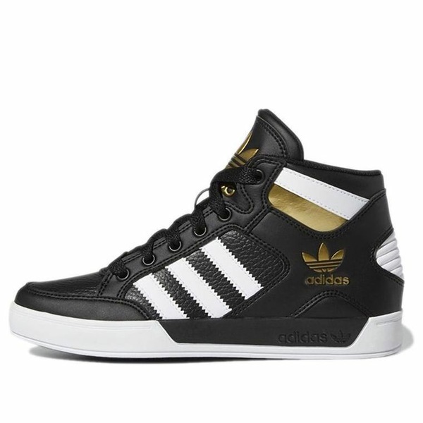 adidas アディダス レディース スニーカー 【(WMNS) adidas Hard Court High J 'Black Gold' FV5732】 サイズ US_6(23.0cm)|asty