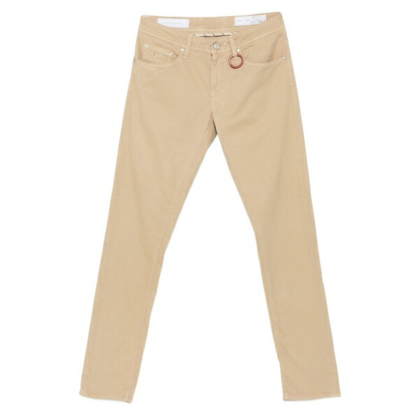 トラマロッサ メンズ 心地よいズボン下 ボトムス Ring-detail trousers Neutrals