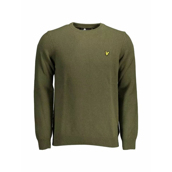 ライルアンドスコット メンズ 編み物\u0026プルオーバー アウター Logo-patch sweater Green