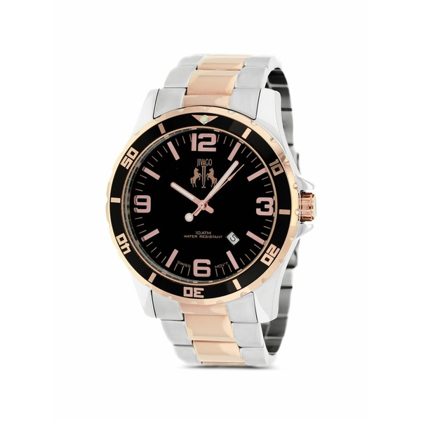 ジヴァゴ メンズ ウオッチ 付属物 Ultimate two-tone watch Black