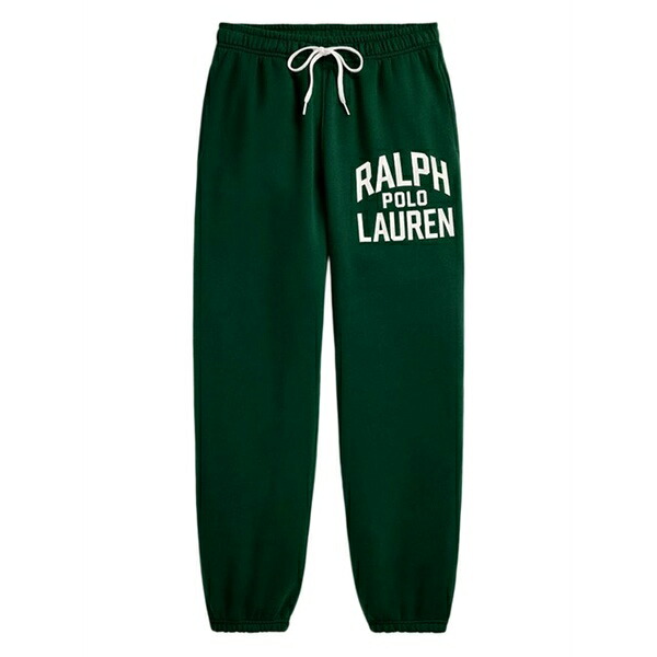 ラルフローレン レディース 心地よいズボン下 ボトムス Logo-print sweatpants Green