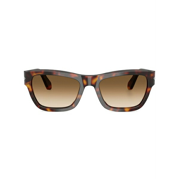 ペルソル メンズ サングラス・アイウェア アクセサリー Square-frame sunglasses Brown|asty