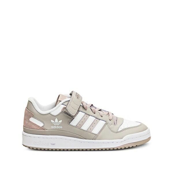 アディダス メンズ スニーカー シューズ Forum low stripes trainers Grey
