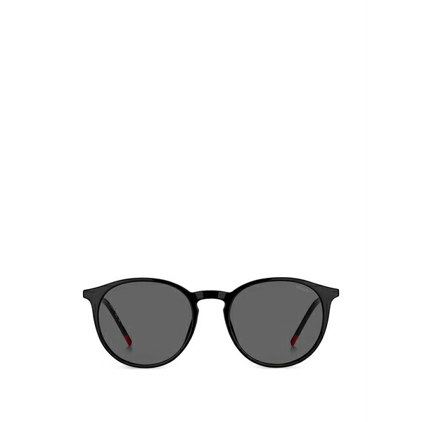主任者 メンズ サングラス・アイウェア 付属物 Round-frame sunglasses Black