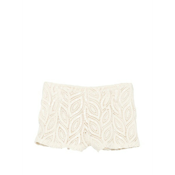 アクチュアリー レディース 心地よいズボン下 ボトムス Sequin-embellished crochet shorts Neutrals