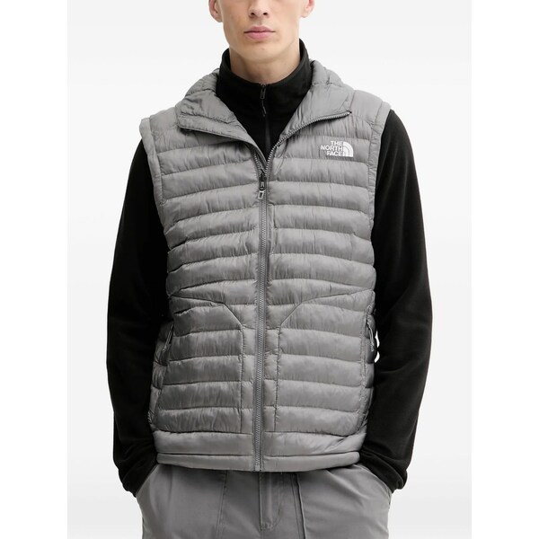 北の方人間の顔 メンズ 上衣＆上衣 アウター Huila logo quilted jacket Grey