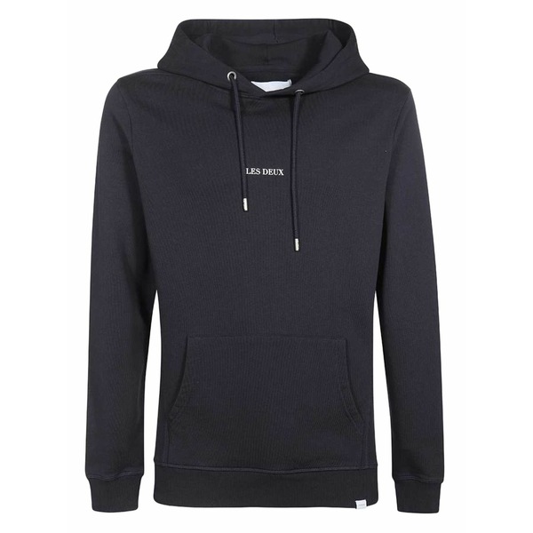 レ ドゥ レディース パーカー・スウェットシャツ アウター Logo hoodie Blue