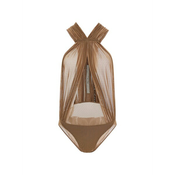 リックオウエンス レディース カットソー トップス Miami bodysuit Brown