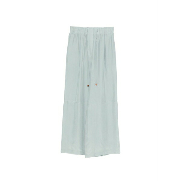 アリジ レディース カジュアルパンツ ボトムス Drawstrings straight trousers Blue|asty