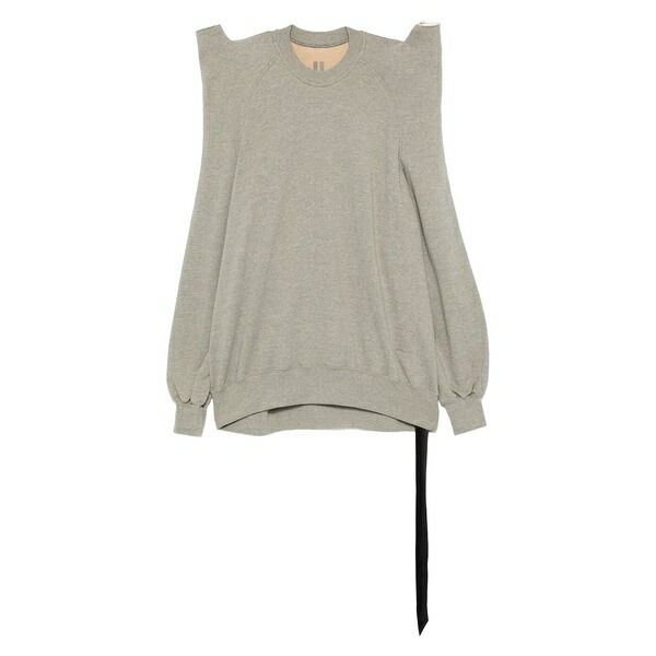 リックオウエンス メンズ パーカー・スウェットシャツ アウター Cotton blend sweatshirt Grey