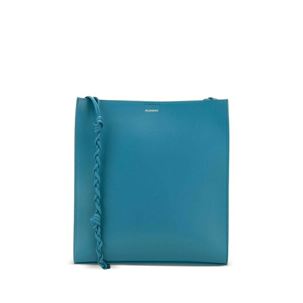 ジル・サンダー レディース ショルダーバッグ 御徒面子 Braided detail shoulder bag Blue