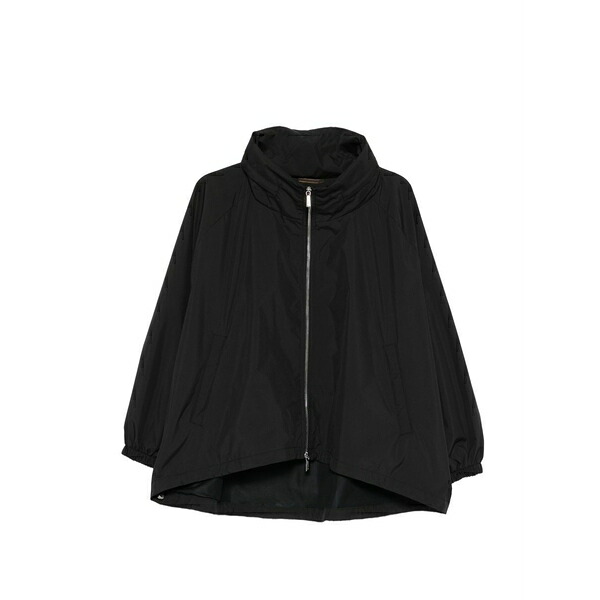 ムーレー レディース 上衣＆上衣 アウター Lehua funnel-neck zip jacket Black