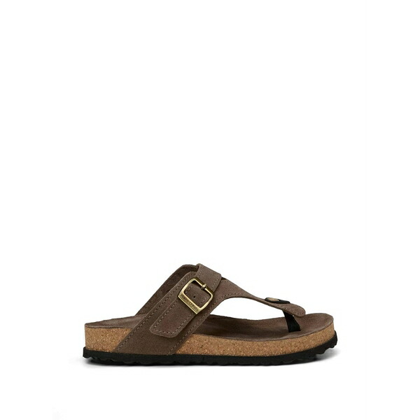 マルコポーロ レディース サンダル シューズ Buckle suede sandals Brown