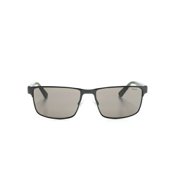 ラルフローレン メンズ サングラス・アイウェア 付属物 Ph3155 rectangle-frame sunglasses Black