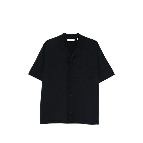 レ ドゥ メンズ プルオーバー トップス Emmett flower-intarsia shirt Blue