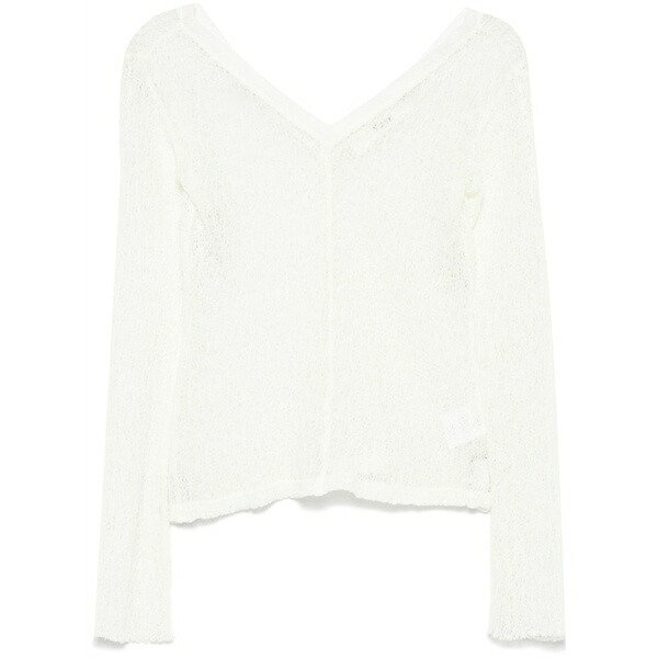 空想科学小説アール レディース 編み物\u0026スウェーター アウター Maeve top White