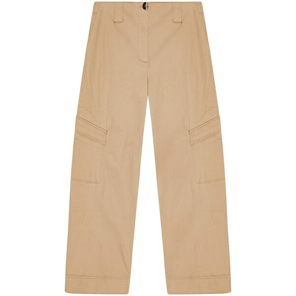 ガニー レディース 心地よいズボン下 ボトムス Mid-rise cargo trousers  Neutrals