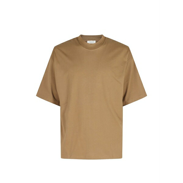 パウロペコラ メンズ ティーシャツ トップス Crew-neck t-shirt Brown