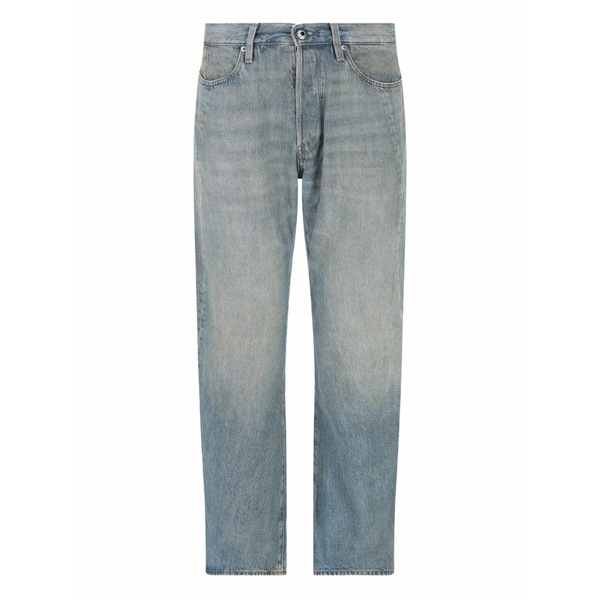 ジースター メンズ ジーンズズボン下 ボトムス Logo-patch jeans Blue