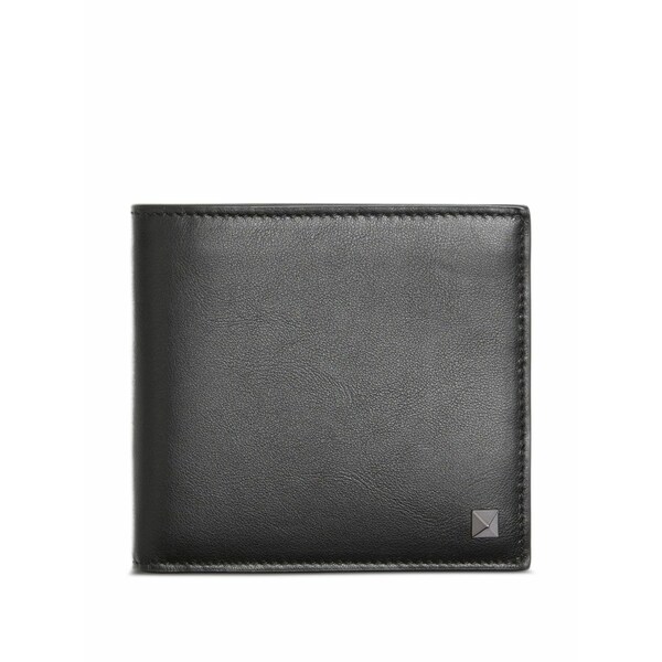 ヴァレンティノ ガラヴァーニ メンズ 金入れ 付属物 Rockstud calfskin wallet Black