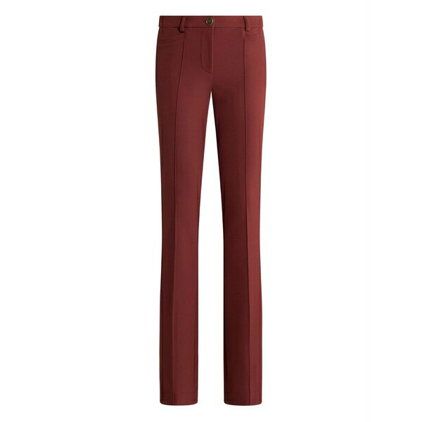 エトロ レディース 心地よいズボン下 ボトムス Fit-flare trousers Red