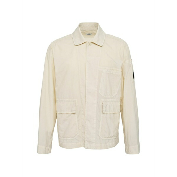 シーピーカンパニー メンズ 上衣＆上衣 アウター Taylon p buttoned shirt jacket Neutrals