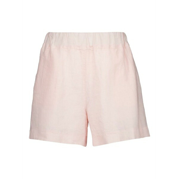１２０％リノ レディース 心地よいズボン下 ボトムス Linen shorts Pink