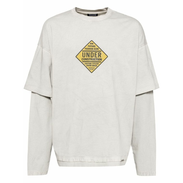 グラウンド ゼロ メンズ Tシャツ トップス Graphic-print t-shirt Grey｜asty 30,420円