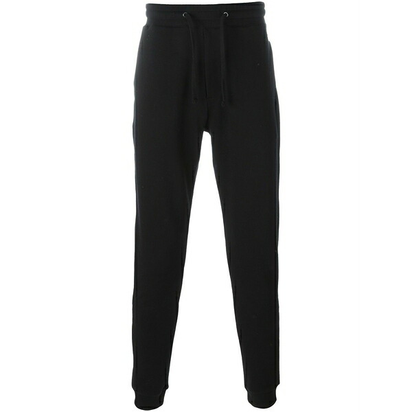 ケンゾー メンズ 心地好いズボン下 ボトムス Slim fit track pant Black