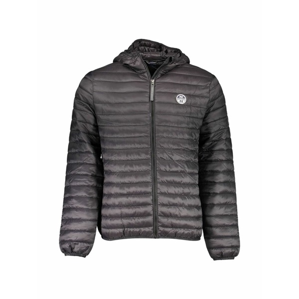 北の方大売り出し メンズ 上衣＆上衣 アウター Hooded quilted jacket Black