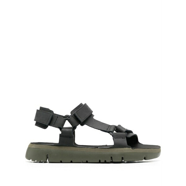 カンペール メンズ サンダル シューズ Oruga slingback sandals Black｜asty